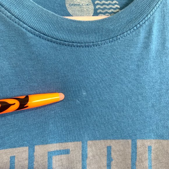 O'Neill Mens Size M Blue Modern Fit Crew Neck Loco Print T-Shirt Cotton - Picture 3 of 10